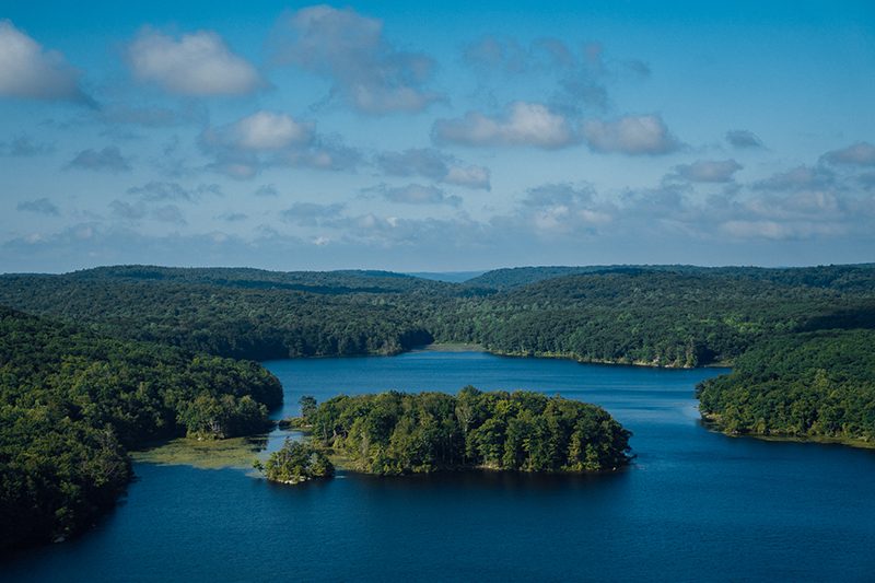 Lakehouse Kaia in spring